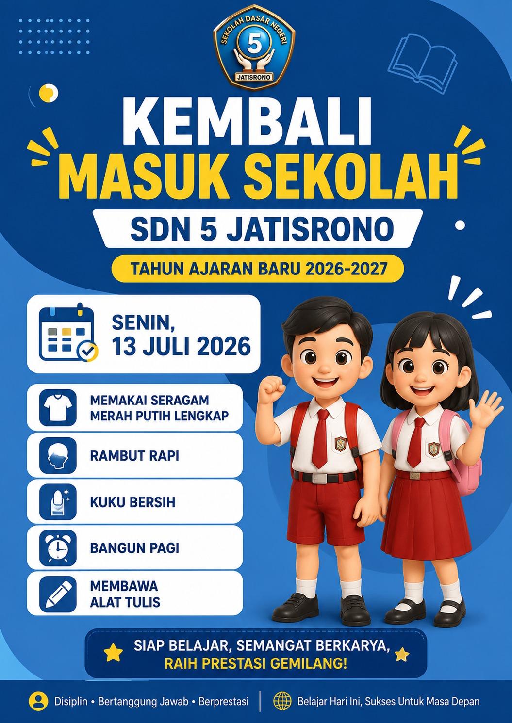 Persiapan MPLS SD Negeri 5 Jatisrono